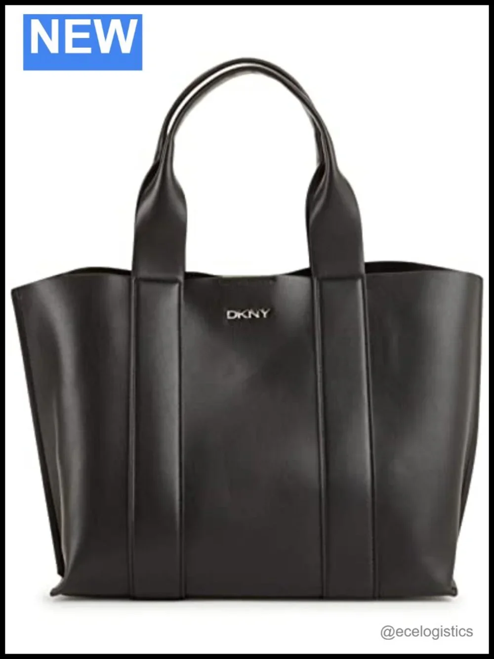 Faux Leather Medium Tote Bag with Adjustable Straps